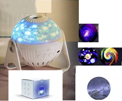 Galaxy Star Projector – Starry Sky Night Light for Bedroom