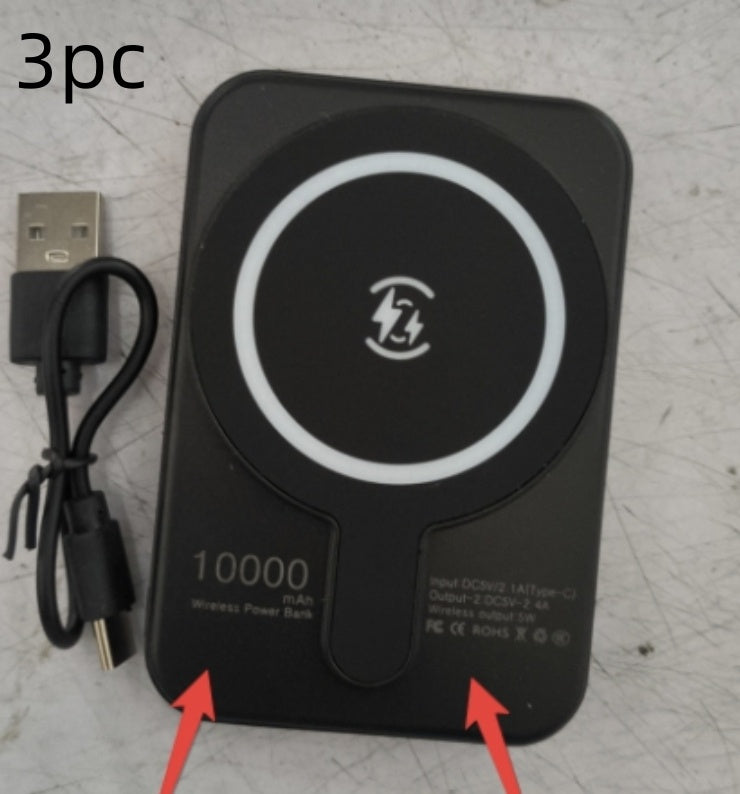 Mini Magnetic Wireless Power Bank – 5000mAh Fast Charger