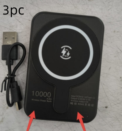 Mini Magnetic Wireless Power Bank – 5000mAh Fast Charger