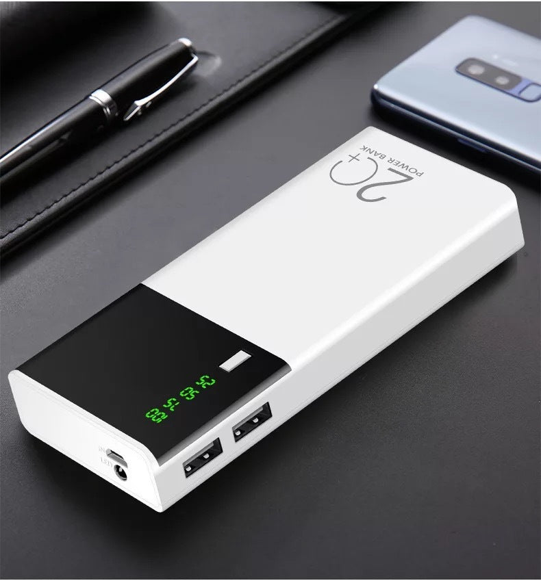 20000mAh Portable Power Bank – Fast Charging & Compact Design