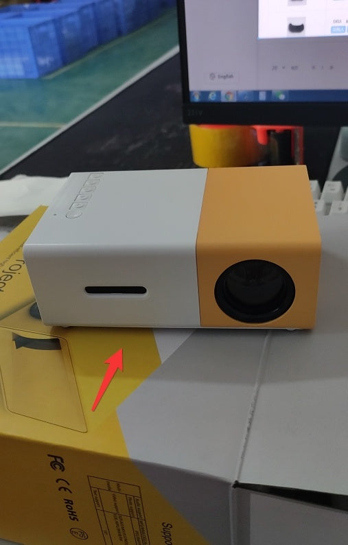 YG300 Mini Portable HD LED Projector – Home Theater Cinema