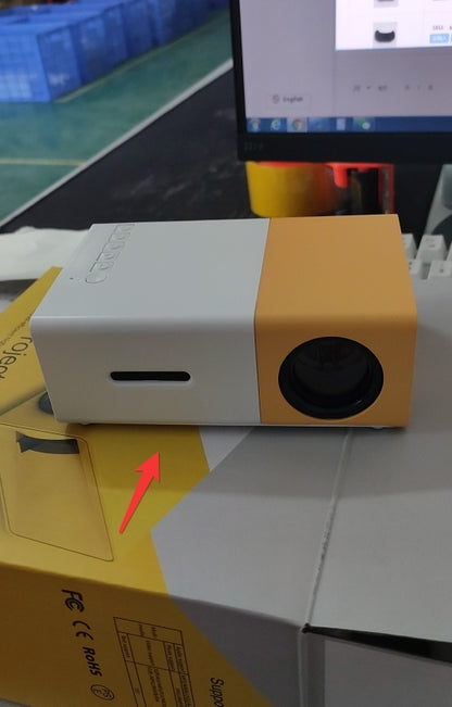 YG300 Mini Portable HD LED Projector – Home Theater Cinema