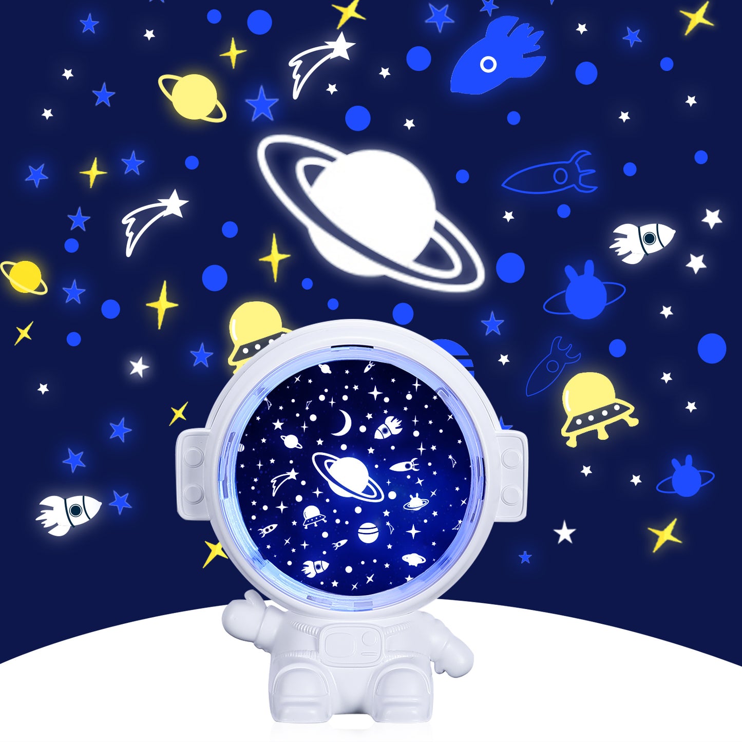 Galaxy Astronaut Star Projector – Starry Sky Night Light
