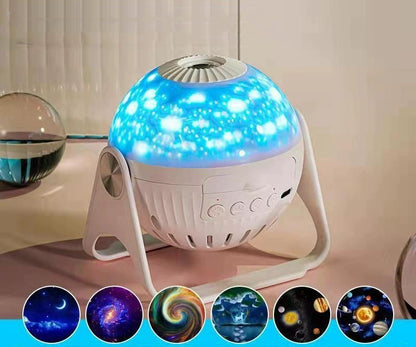 Galaxy Star Projector – Starry Sky Night Light for Bedroom