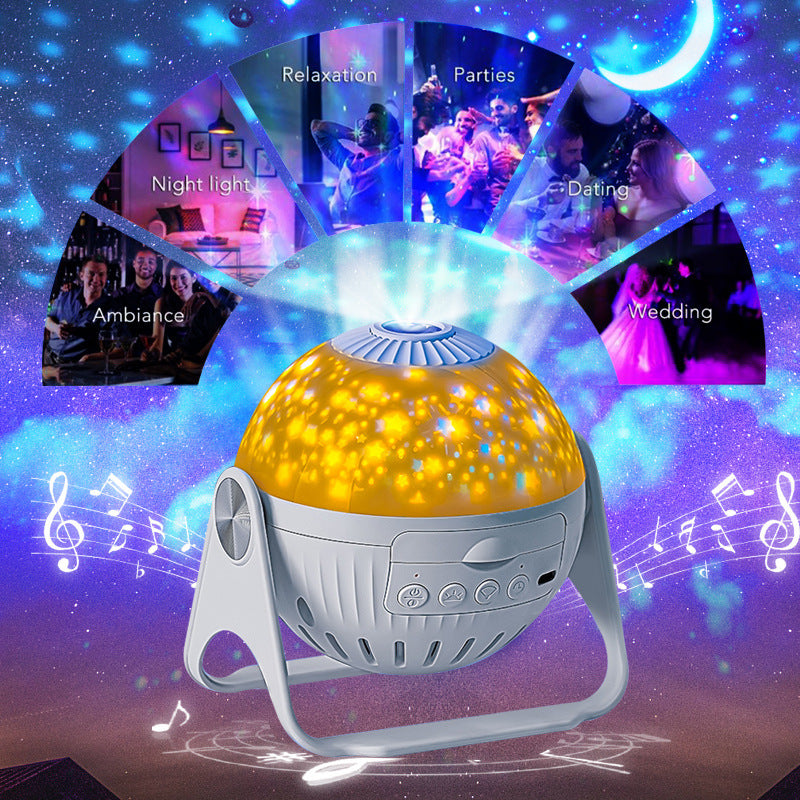 Galaxy Star Projector – Starry Sky Night Light for Bedroom