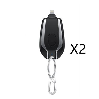 Mini Keychain Power Bank – 1500mAh Fast Charger (Type-C)