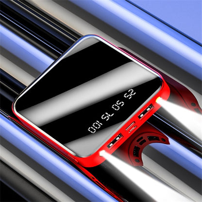 Mini Mirror Power Bank – 20000mAh Fast Charging Portable Charger