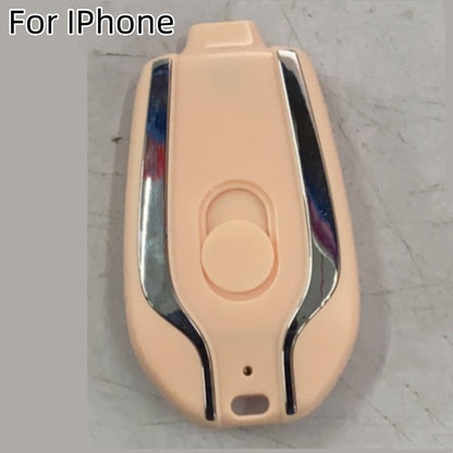 Mini Keychain Power Bank – 1500mAh Fast Charger (Type-C)