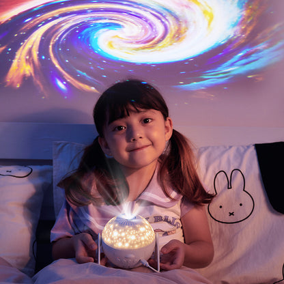 Galaxy Star Projector – Starry Sky Night Light for Bedroom