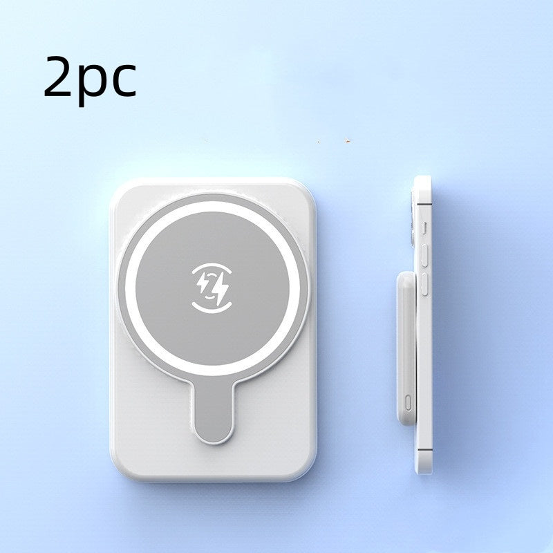 Mini Magnetic Wireless Power Bank – 5000mAh Fast Charger