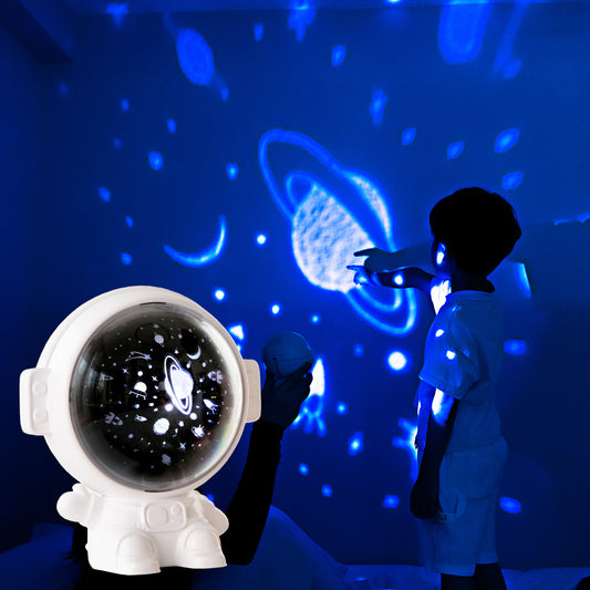 Galaxy Astronaut Star Projector – Starry Sky Night Light